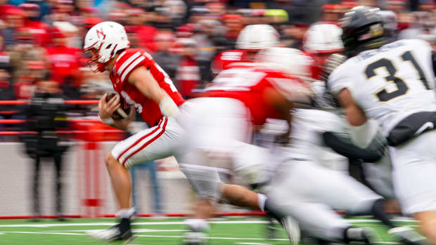 NU vs. Purdue 2023 - Heinrich Haarberg runs